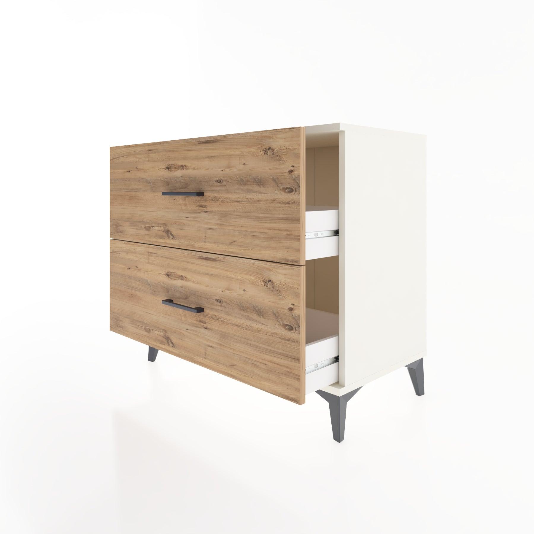Woodntry Modüler Şifonyer Aytaşı 88x44x68 cm Çekmeceli C46-1