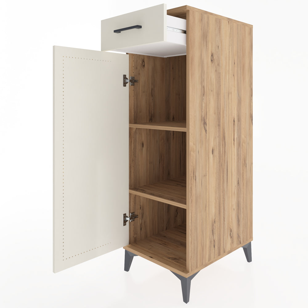 Woodntry Modular Cabinet Pine 44x59x122 cm with Doors and Drawers KC46-3