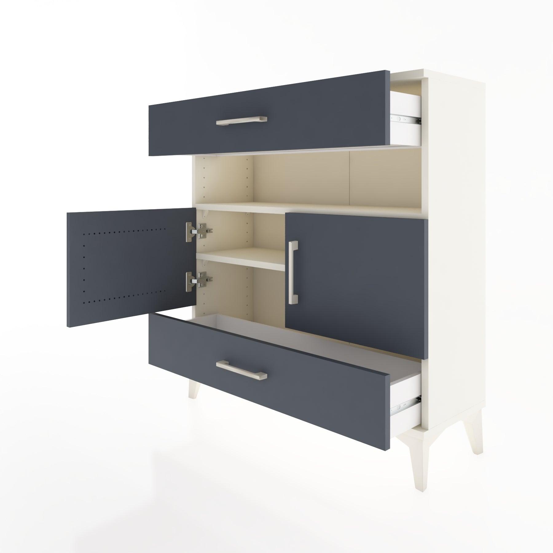Woodntry Modular Dresser Moonstone 88x30x84 cm Functional F47-1