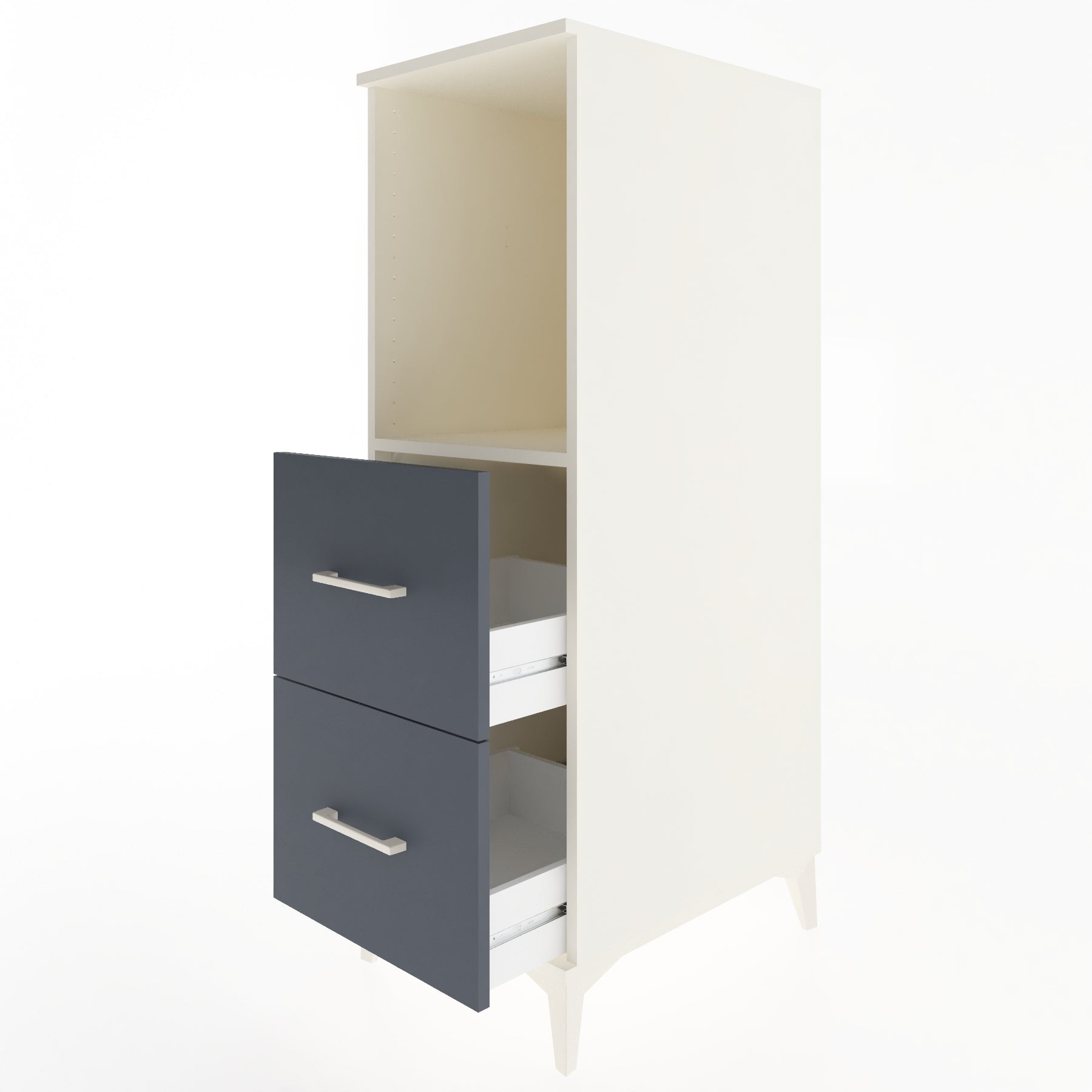 Woodntry Modüler Dolap Aytaşı 44x59x122 cm Çekmeceli ve Raflı CR97-1