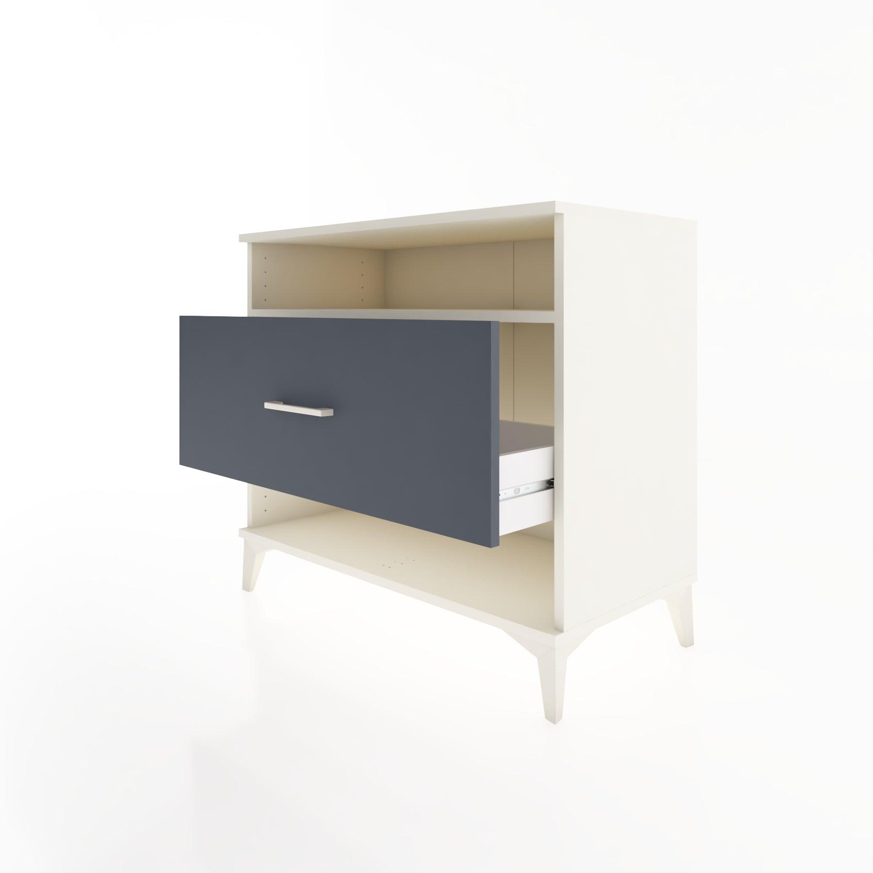 Woodntry Modüler Şifonyer Aytaşı 88x44x68 cm Çekmeceli ve Raflı CR47-1