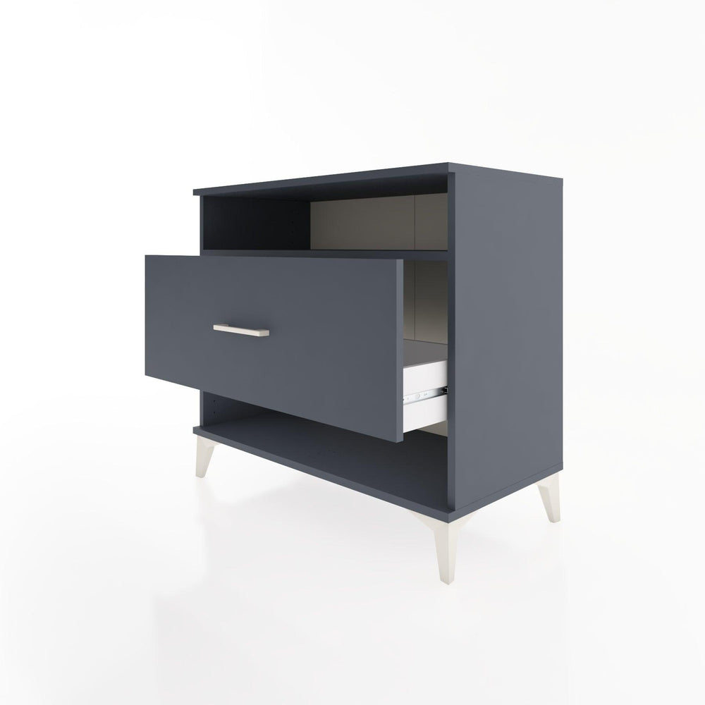 Woodntry Modular Dresser Anthracite 88x44x68 cm with Drawers and Shelves CR47-2