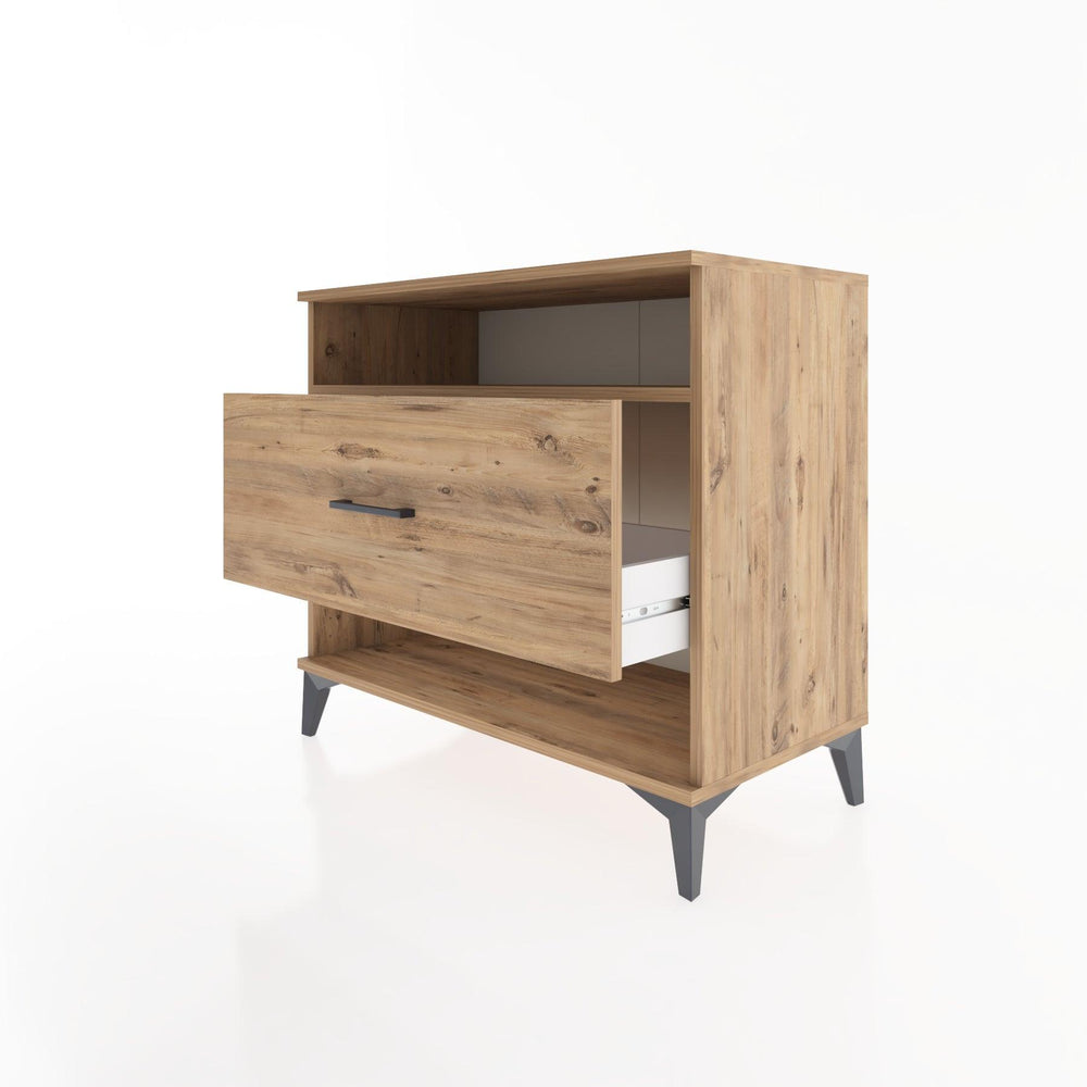 Woodntry Modular Dresser Pine 88x44x68 cm with Drawers and Shelves CR47-3
