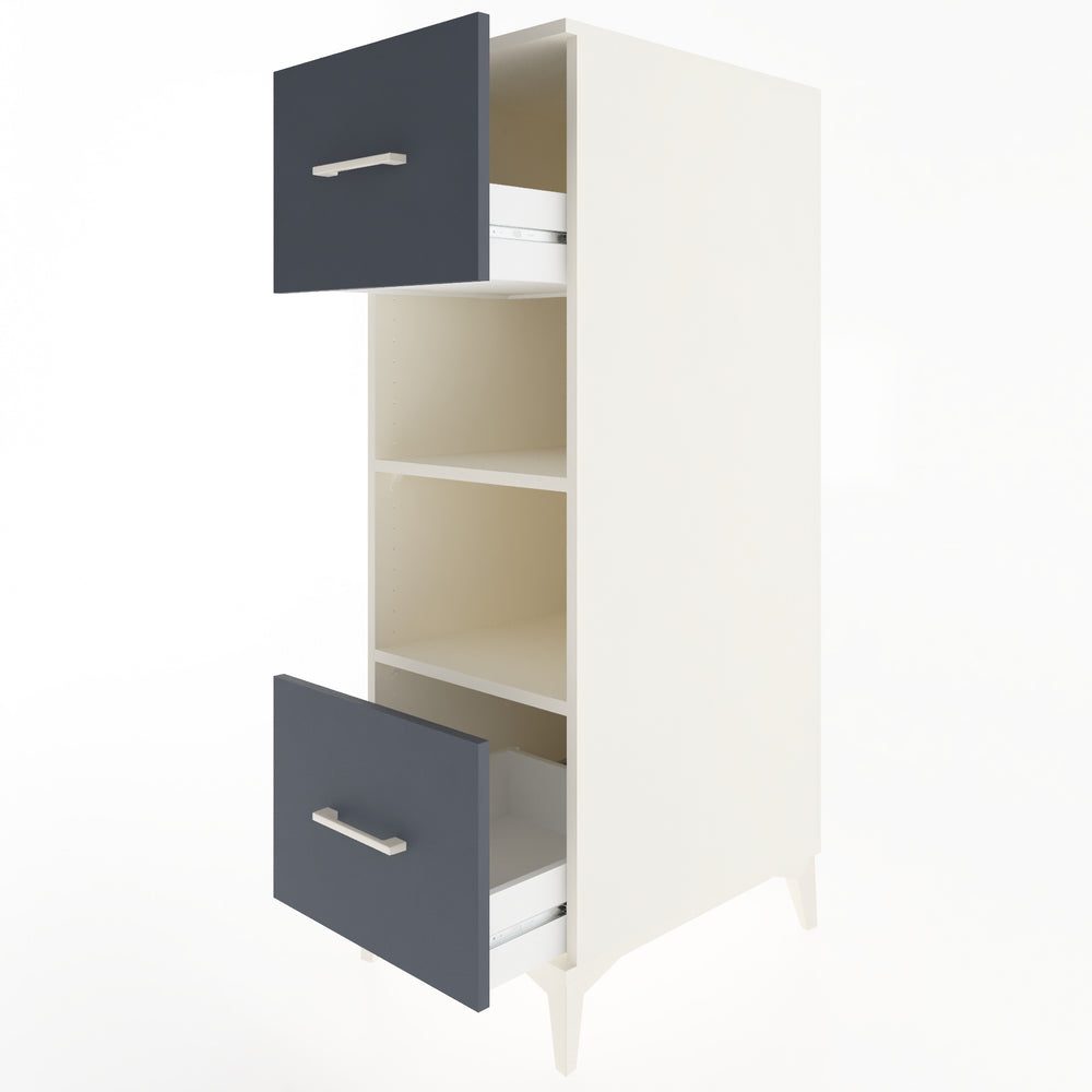 Woodntry Modular Cabinet Moonstone 44x59x122 cm with Drawers and Shelves CR99-1