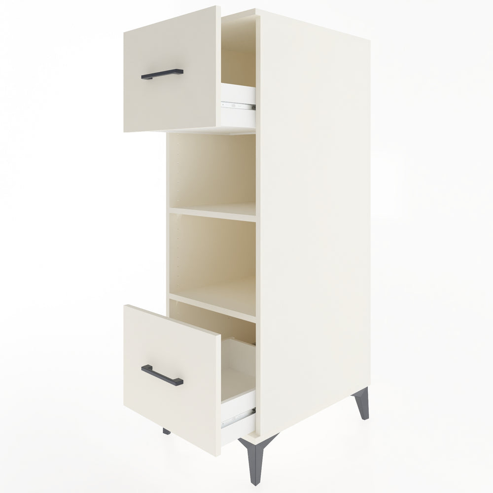 Woodntry Modular Cabinet Moonstone 44x59x122 cm with Drawers and Shelves CR99-1
