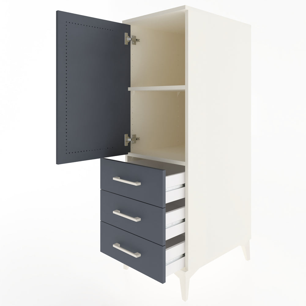 Woodntry Modular Cabinet Moonstone 44x59x122 cm with Doors and Drawers KC50-1