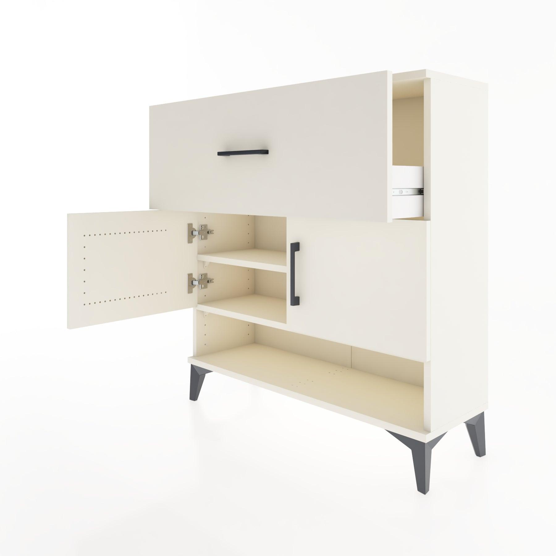 Woodntry Modular Dresser Moonstone 88x30x84 cm Functional F50-1
