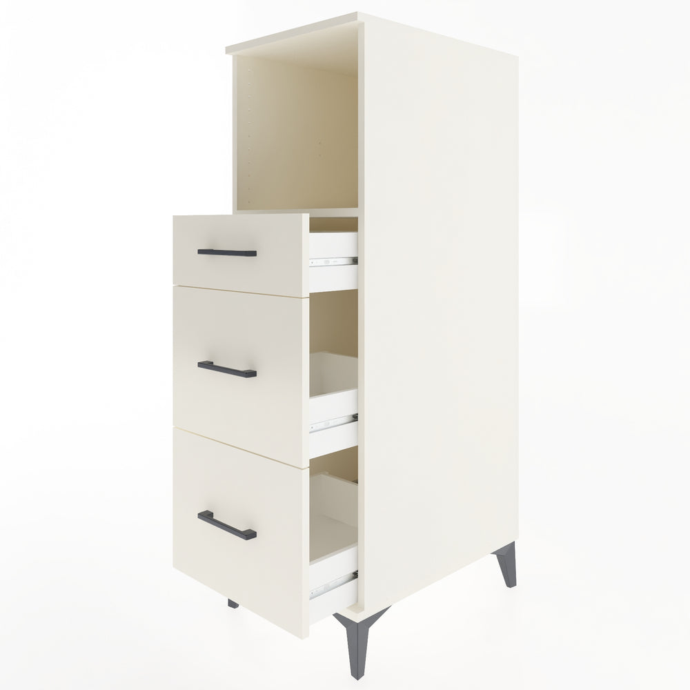 Woodntry Modular Cabinet Moonstone 44x59x122 cm with Drawers and Shelves CR100-1