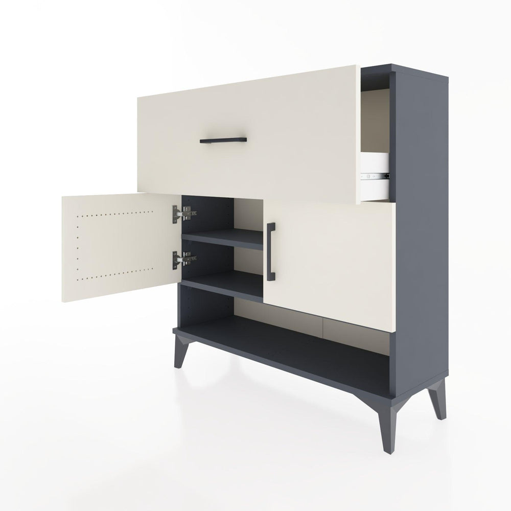 Woodntry Modular Dresser Anthracite 88x30x84 cm Functional F50-2