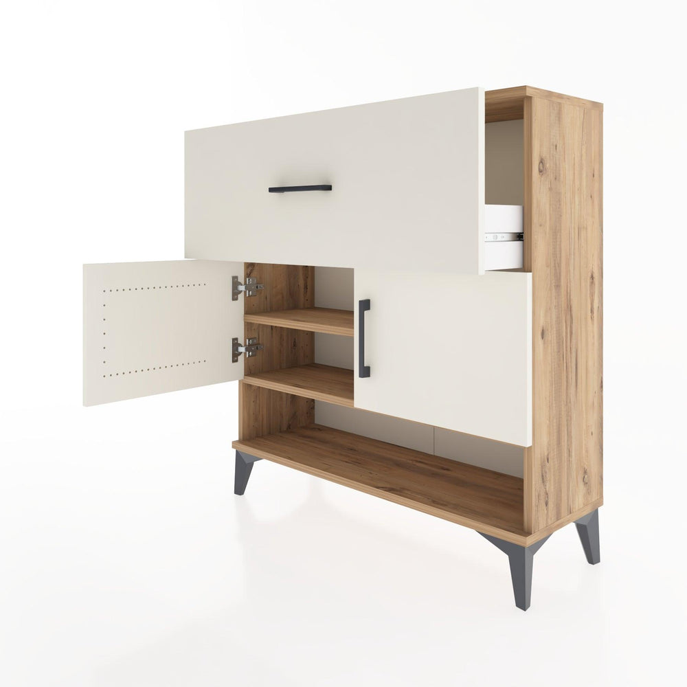 Woodntry Modüler Şifonyer Çam 88x30x84 cm Fonksiyonel F50-3