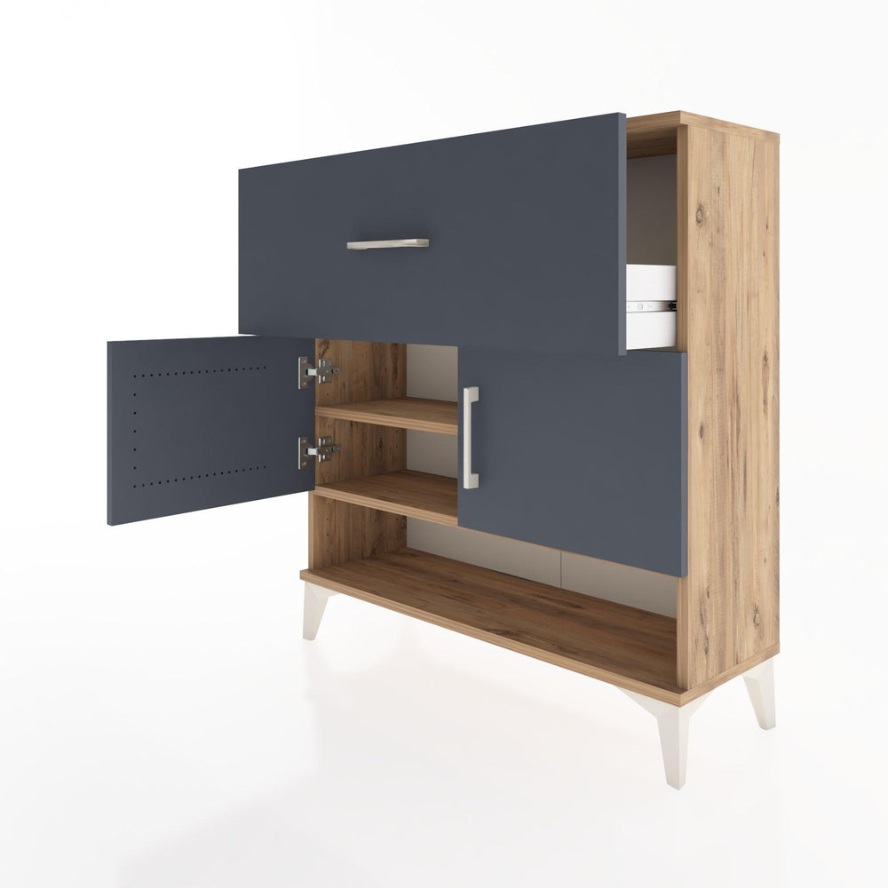 Woodntry Modüler Şifonyer Çam 88x30x84 cm Fonksiyonel F50-3