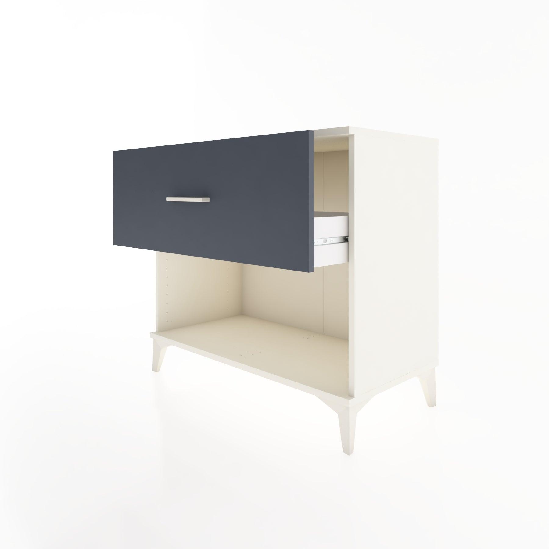 Woodntry Modüler Şifonyer Aytaşı 88x44x68 cm Çekmeceli ve Raflı CR51-1