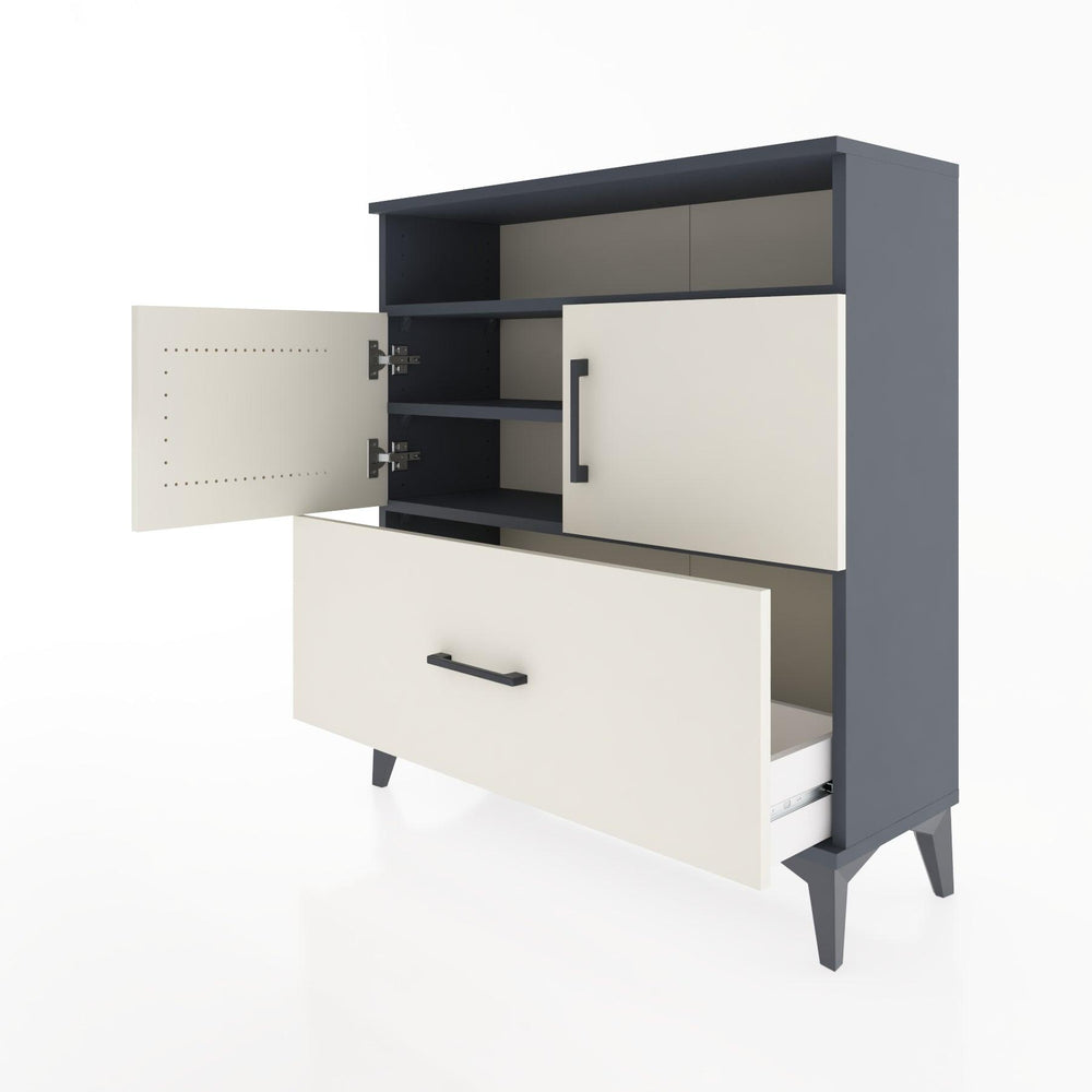 Woodntry Modular Dresser Anthracite 88x30x84 cm Functional F51-2