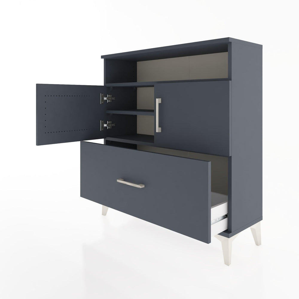 Woodntry Modular Dresser Anthracite 88x30x84 cm Functional F51-2