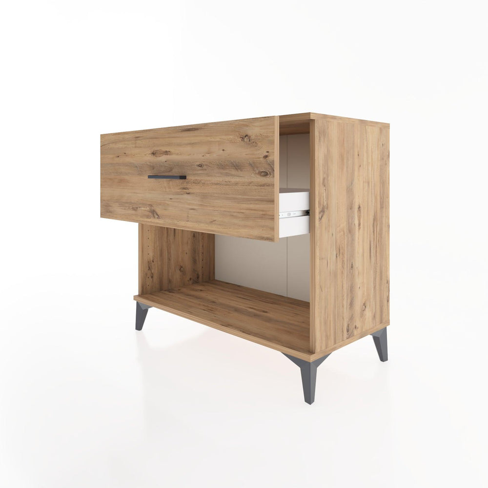 Woodntry Modular Dresser Pine 88x44x68 cm with Drawers and Shelves CR51-3