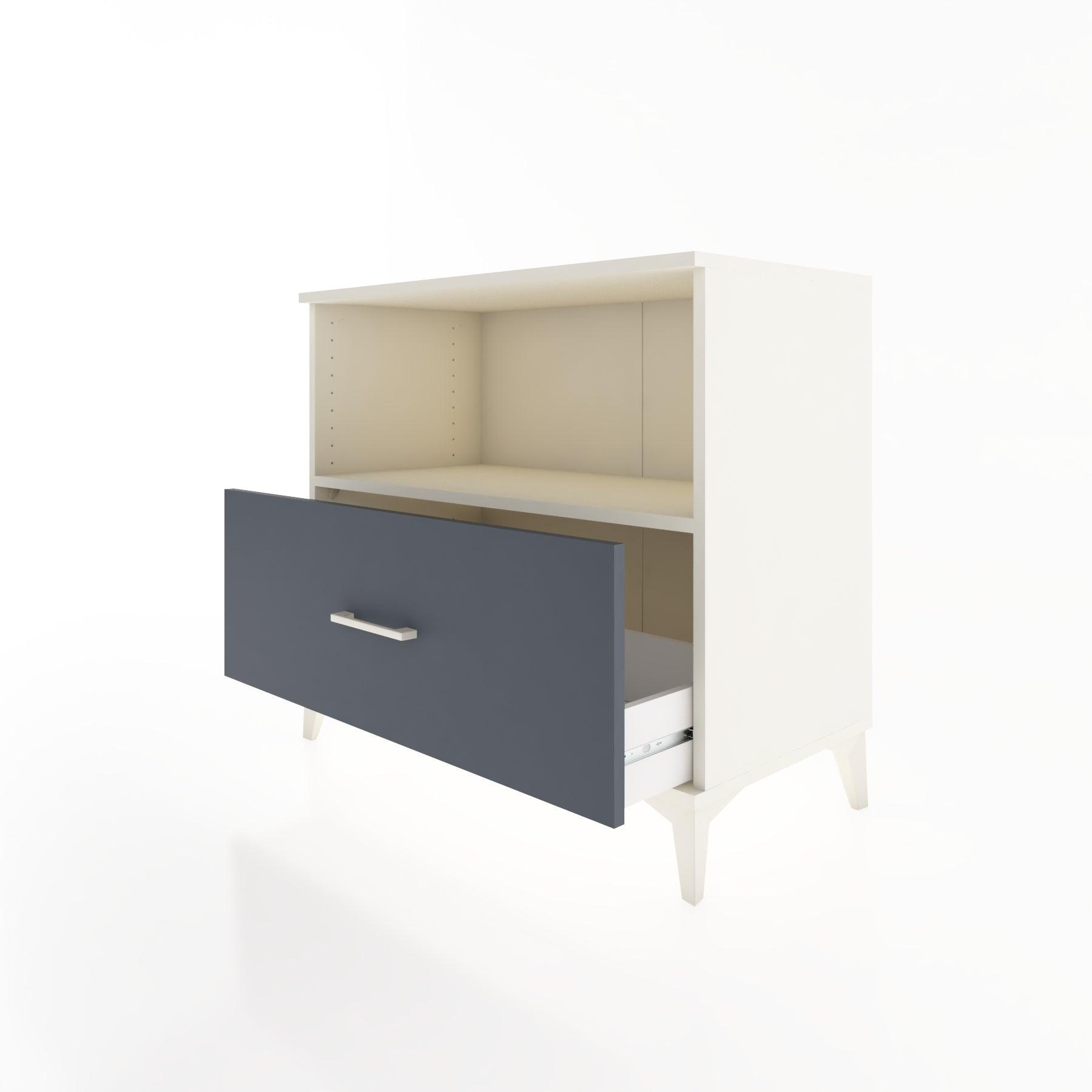 Woodntry Modüler Şifonyer Aytaşı 88x44x68 cm Çekmeceli ve Raflı CR53-1