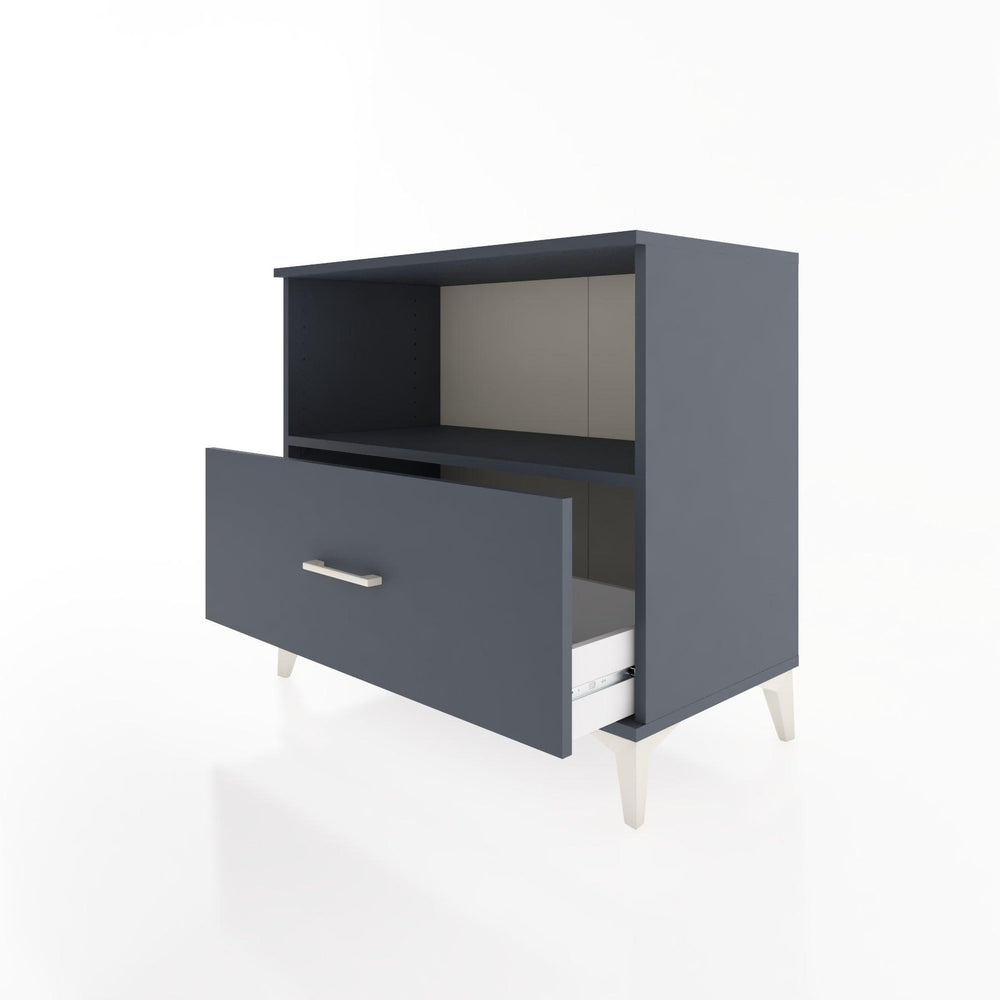 Woodntry Modular Dresser Anthracite 88x44x68 cm with Drawers and Shelves CR53-2