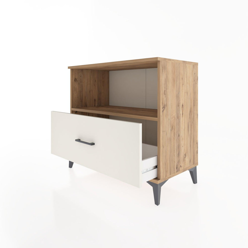 Woodntry Modüler Şifonyer Çam 88x44x68 cm Çekmeceli ve Raflı CR53-3