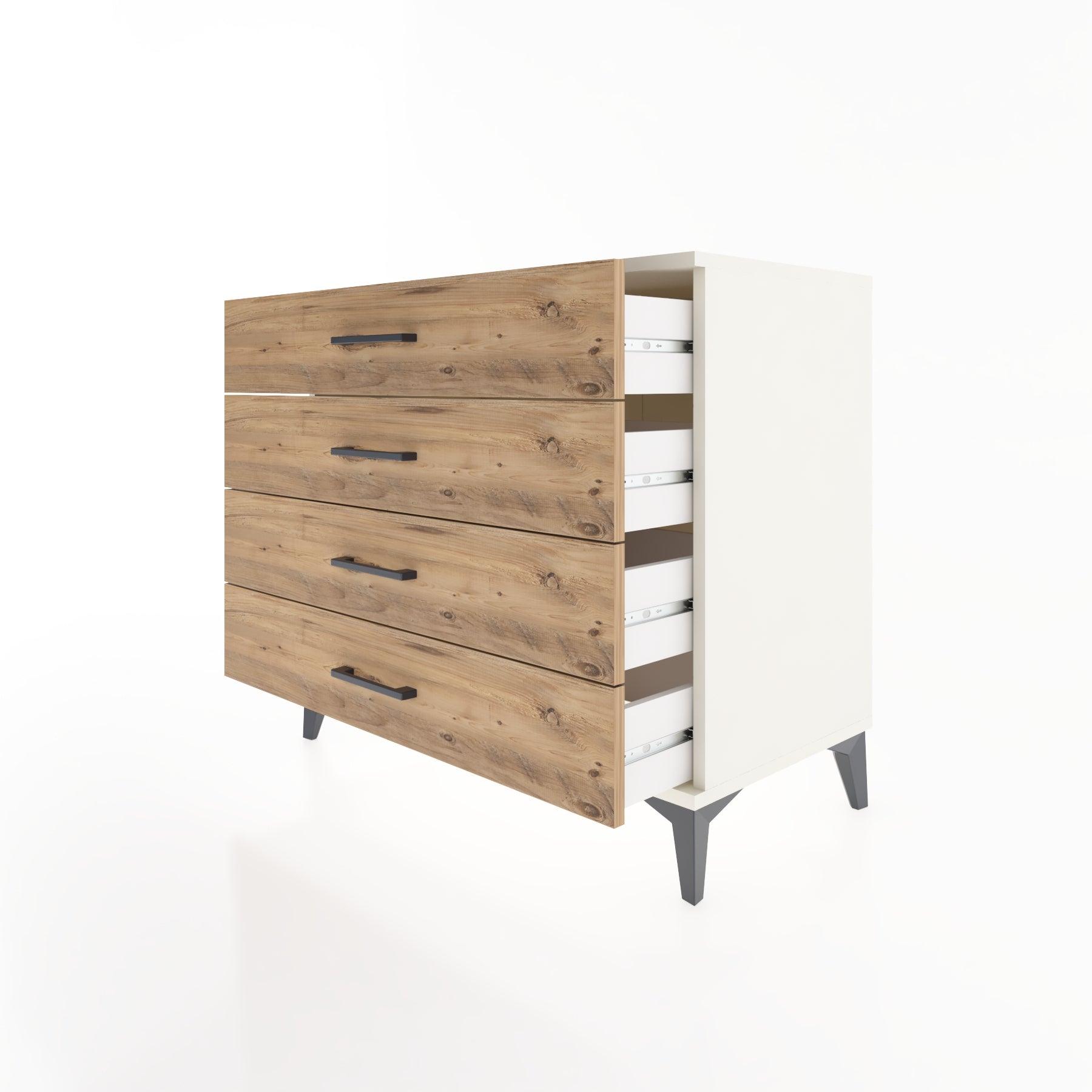 Woodntry Modüler Şifonyer Aytaşı 88x44x68 cm Çekmeceli C54-1