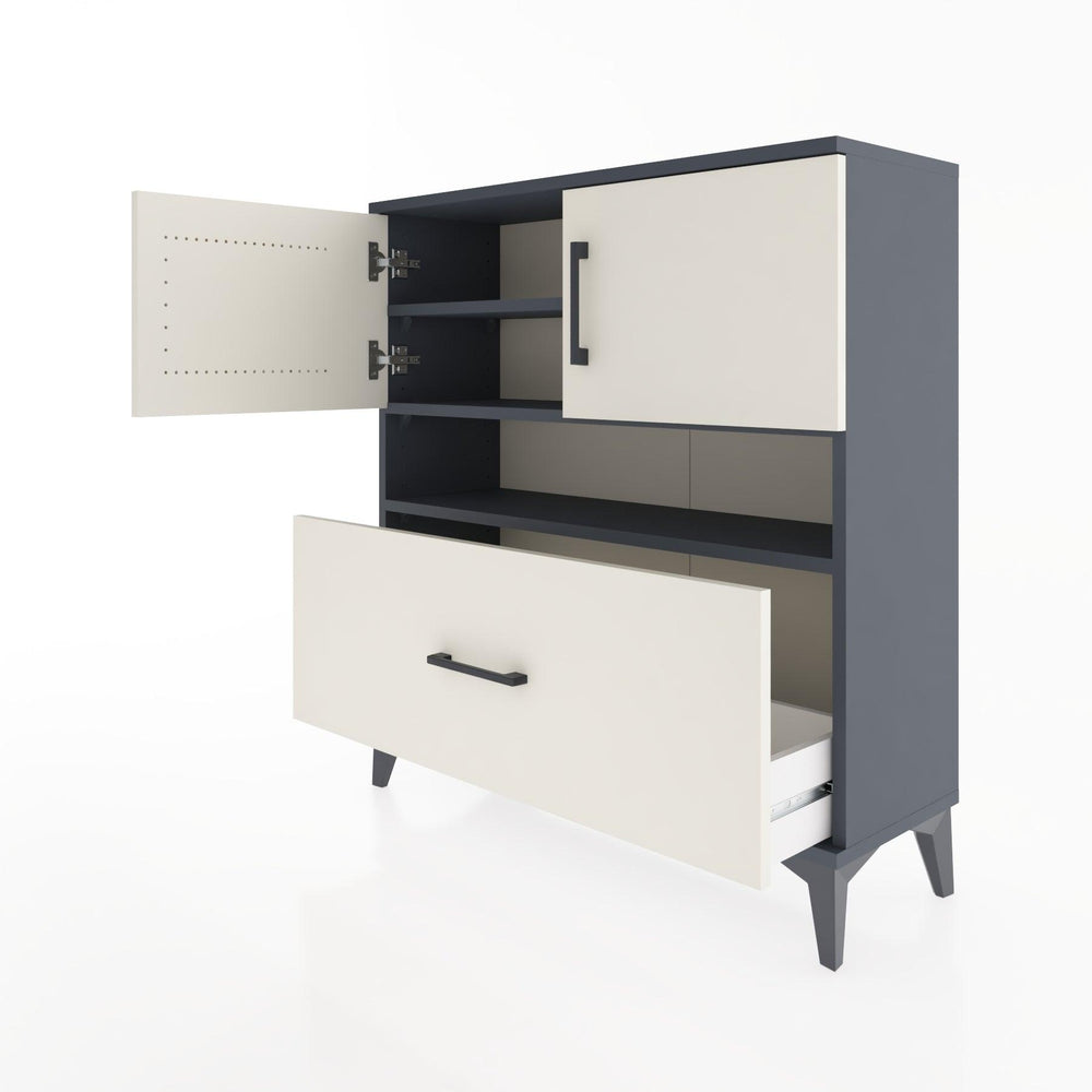 Woodntry Modular Dresser Anthracite 88x30x84 cm Functional F54-2