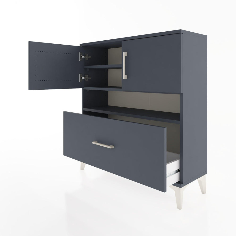 Woodntry Modular Dresser Anthracite 88x30x84 cm Functional F54-2