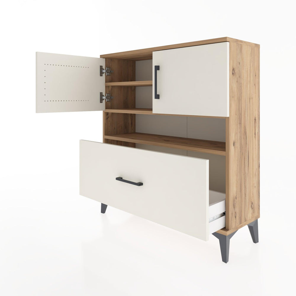 Woodntry Modüler Şifonyer Çam 88x30x84 cm Fonksiyonel F54-3