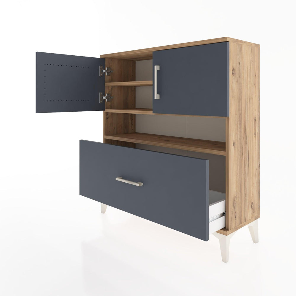 Woodntry Modüler Şifonyer Çam 88x30x84 cm Fonksiyonel F54-3