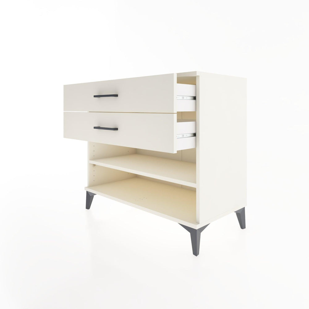 Woodntry Modular Dresser Moonstone 88x44x68 cm with Drawers and Shelves CR56-1