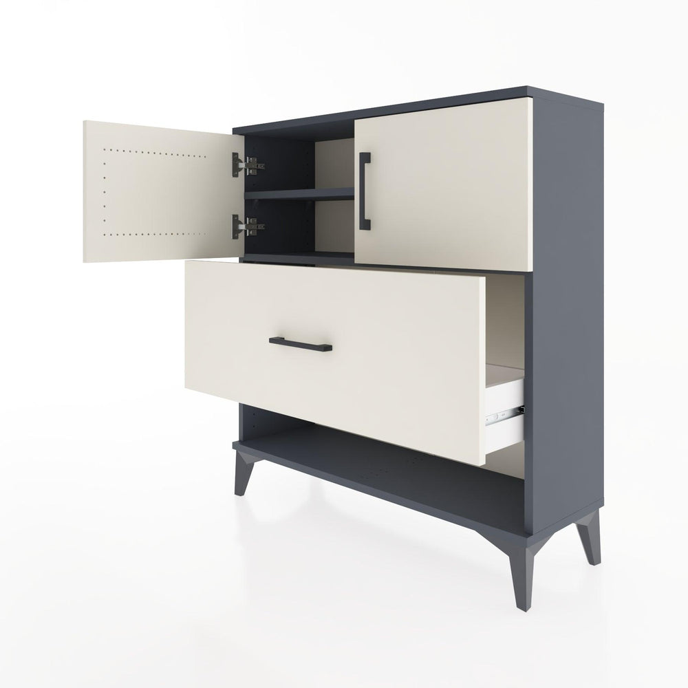 Woodntry Modular Dresser Anthracite 88x30x84 cm Functional F56-2