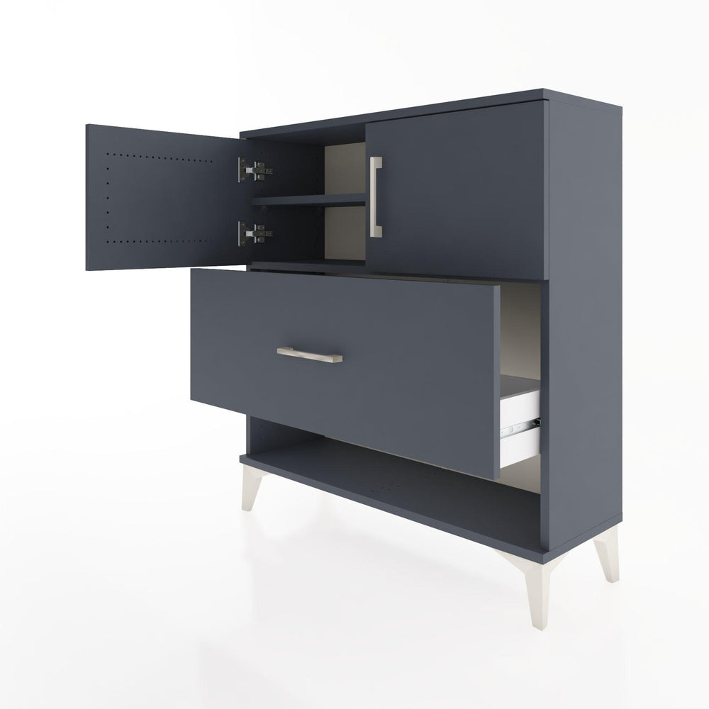 Woodntry Modular Dresser Anthracite 88x30x84 cm Functional F56-2