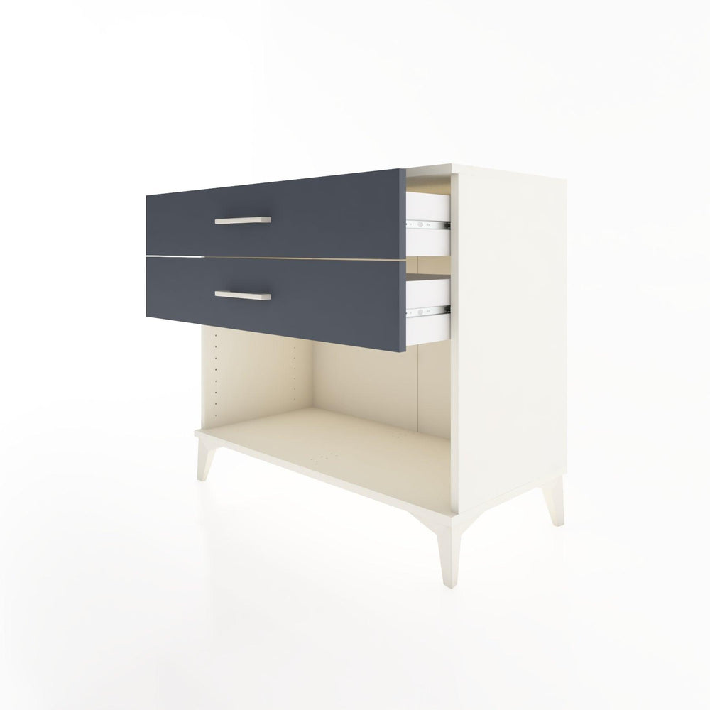 Woodntry Modular Dresser Moonstone 88x44x68 cm with Drawers and Shelves CR57-1