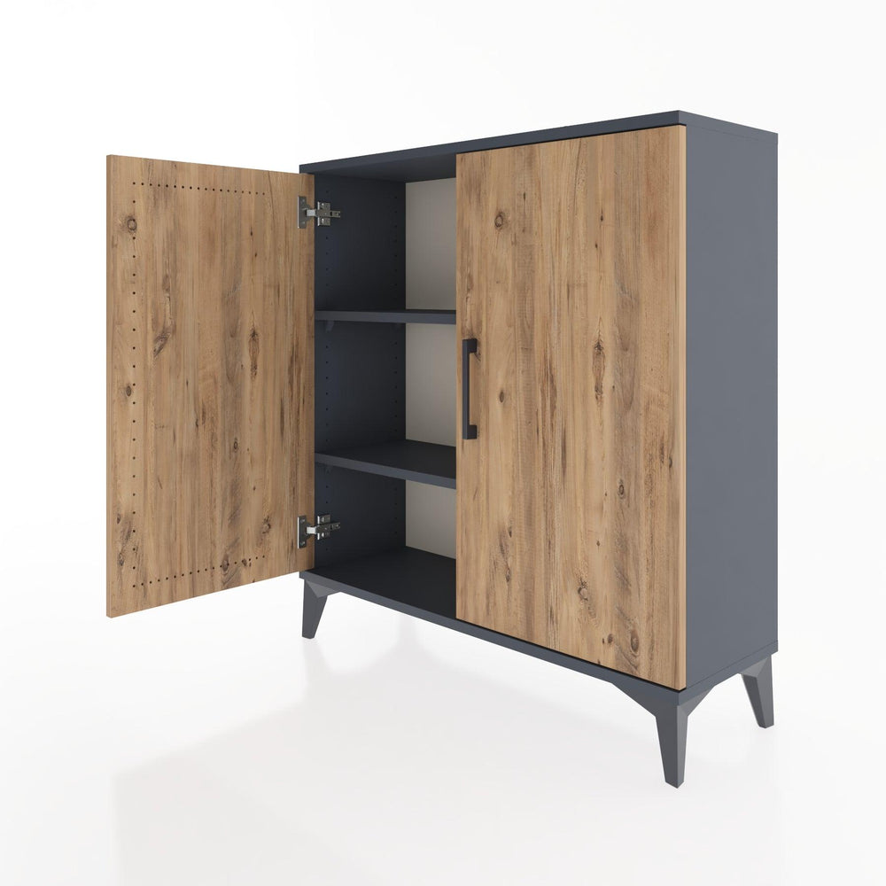 Woodntry Modular Dresser Anthracite 88x30x84 cm with Cover K57-2