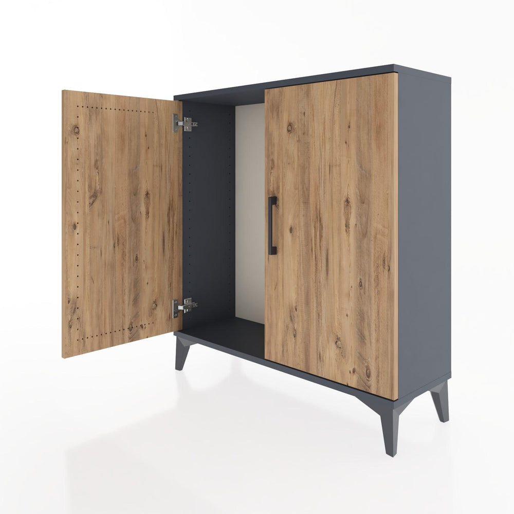 Woodntry Modular Dresser Anthracite 88x30x84 cm with Cover K58-2