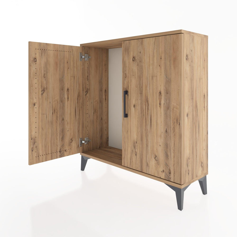 Woodntry Modüler Şifonyer Çam 88x30x84 cm Kapaklı K58-3