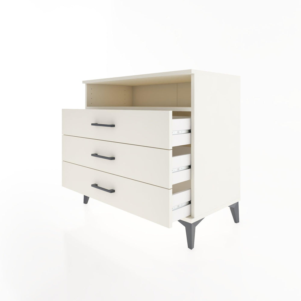 Woodntry Modüler Şifonyer Aytaşı 88x44x68 cm Çekmeceli ve Raflı CR60-1