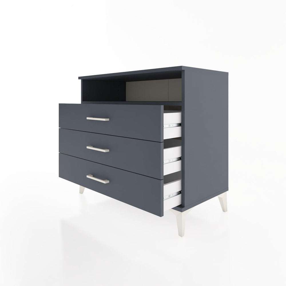 Woodntry Modular Dresser Anthracite 88x44x68 cm with Drawers and Shelves CR60-2