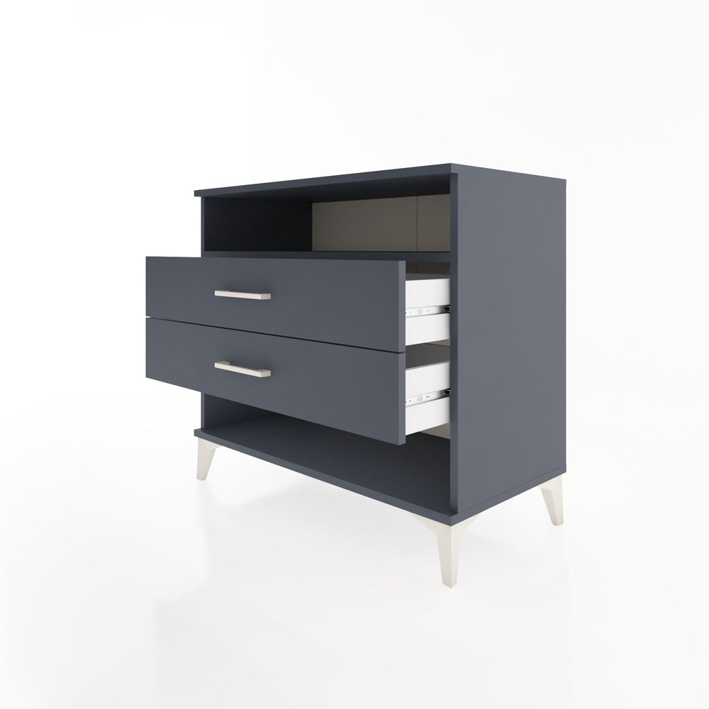 Woodntry Modular Dresser Anthracite 88x44x68 cm with Drawers and Shelves CR61-2