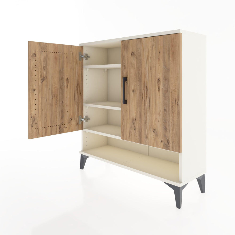 Woodntry Modüler Şifonyer Aytaşı 88x30x84 cm Kapaklı ve Raflı KR62-1