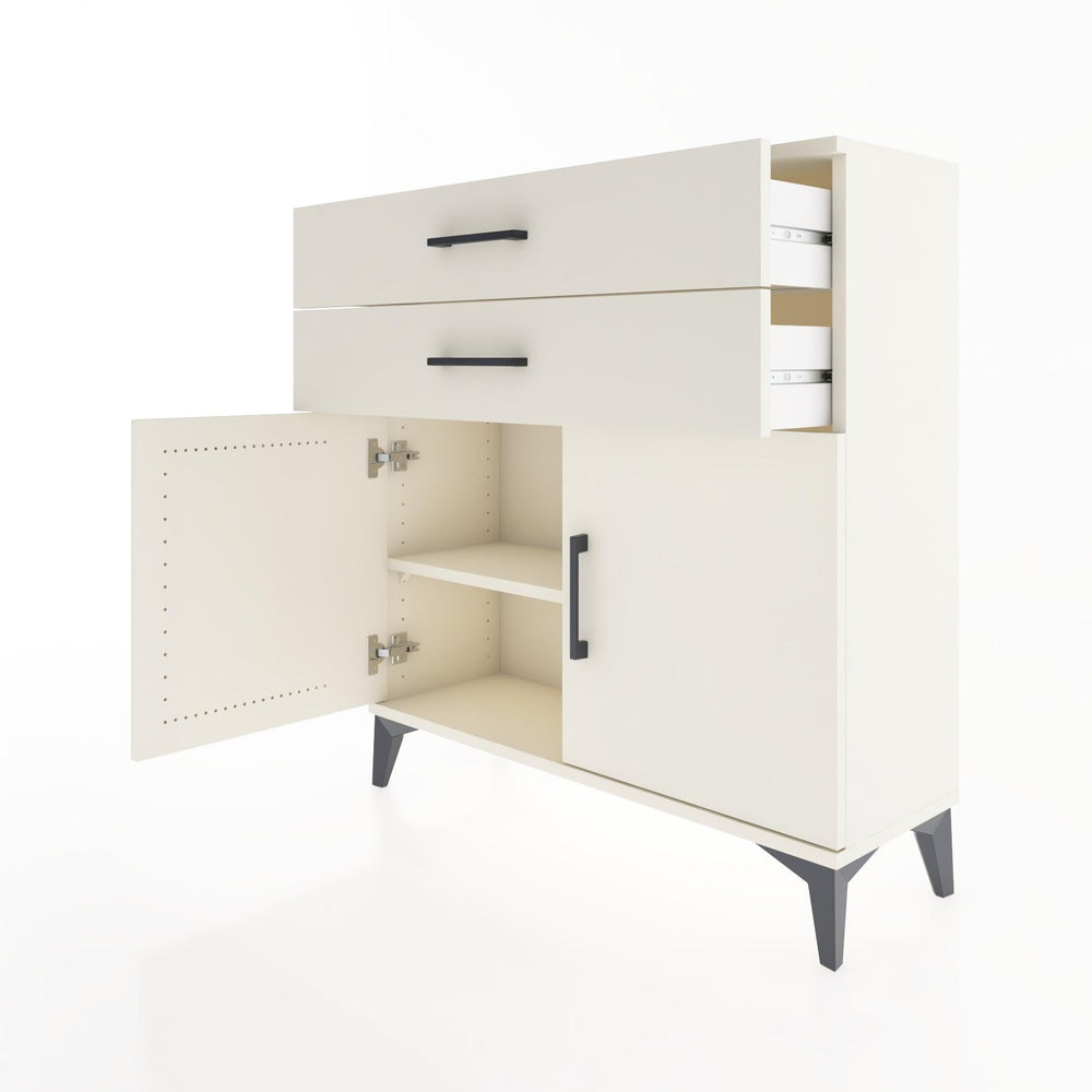 Woodntry Modüler Şifonyer Aytaşı 88x30x84 cm Kapaklı ve Çekmeceli KC63-1