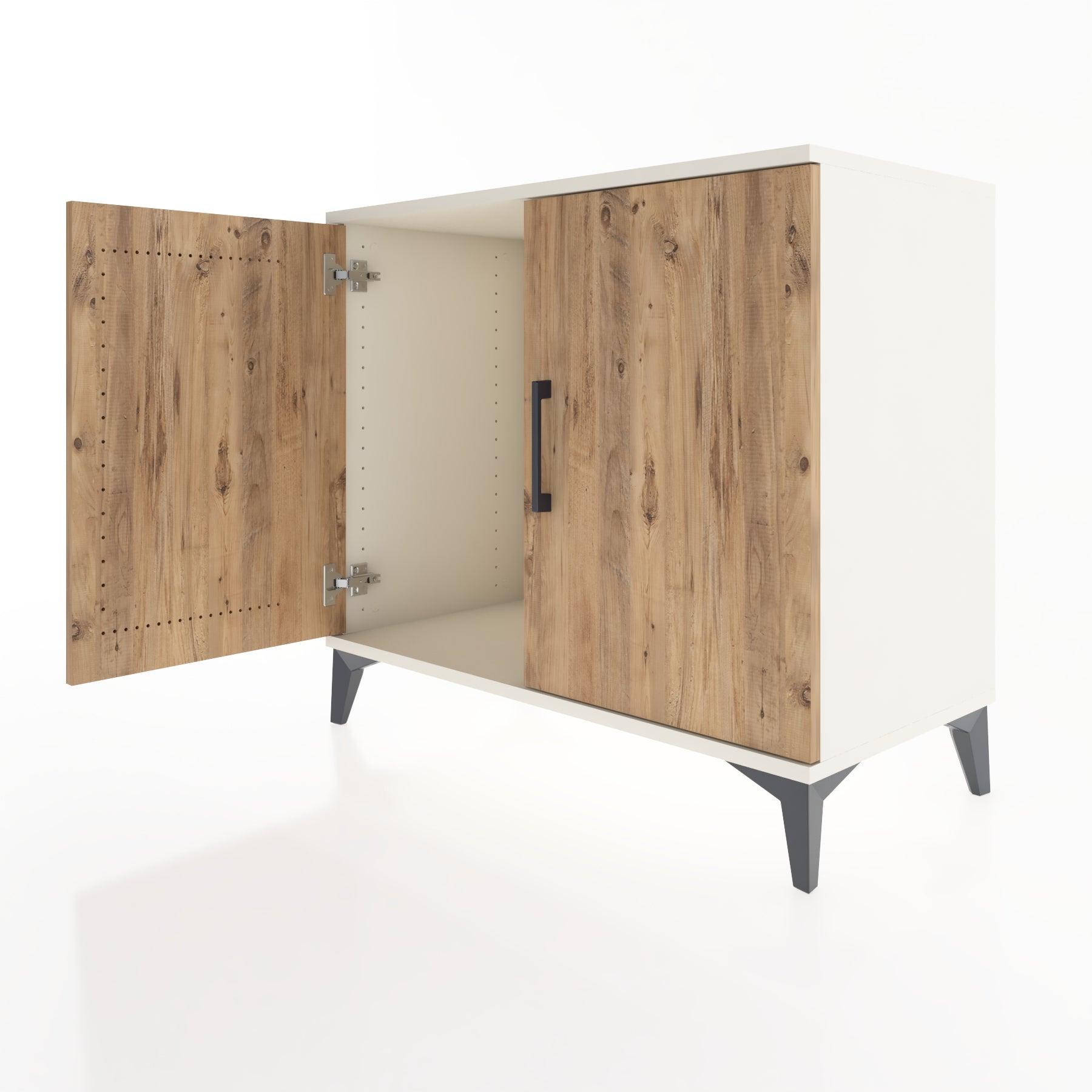 Woodntry Modüler Şifonyer Aytaşı 88x44x68 cm Kapaklı K65-1