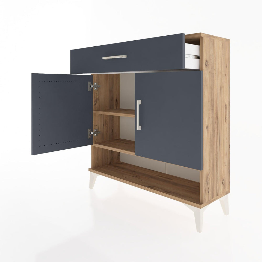 Woodntry Modüler Şifonyer Çam 88x30x84 cm Fonksiyonel F65-3
