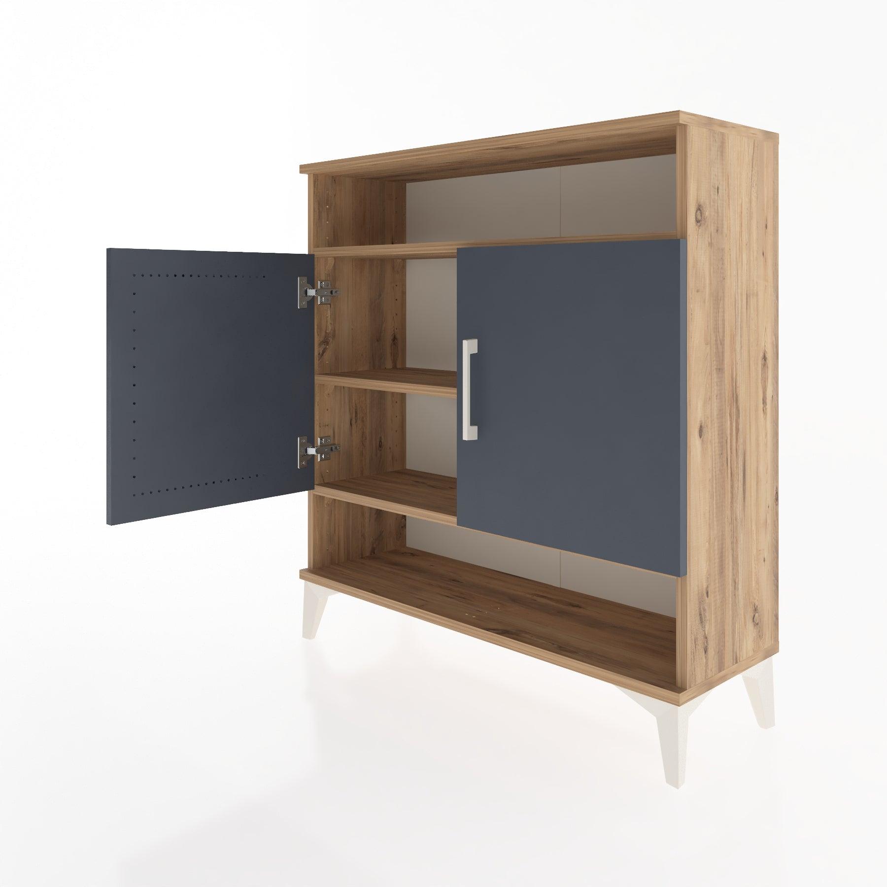 Woodntry Modular Dresser Pine 88x30x84 cm with Cover and Shelf KR67-3