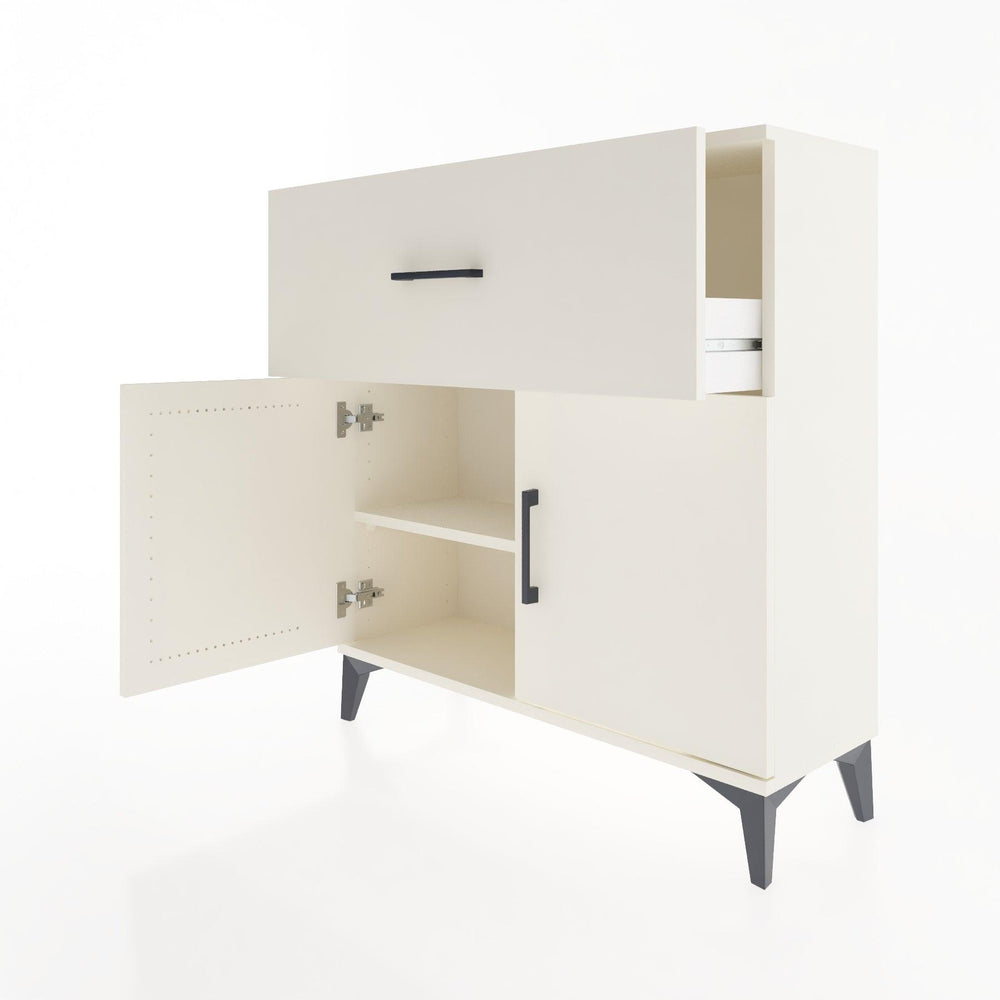 Woodntry Modüler Şifonyer Aytaşı 88x30x84 cm Kapaklı ve Çekmeceli KC68-1