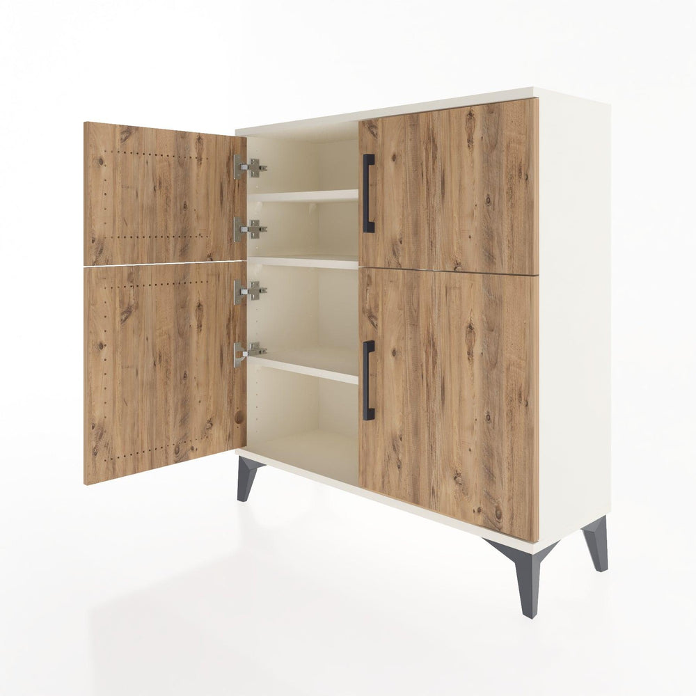 Woodntry Modüler Şifonyer Aytaşı 88x30x84 cm Kapaklı K71-1