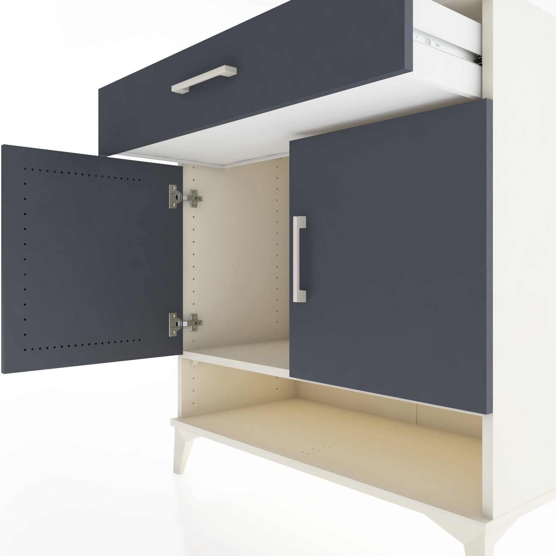Woodntry Modular Dresser Moonstone 88x44x84 cm Functional F66-1