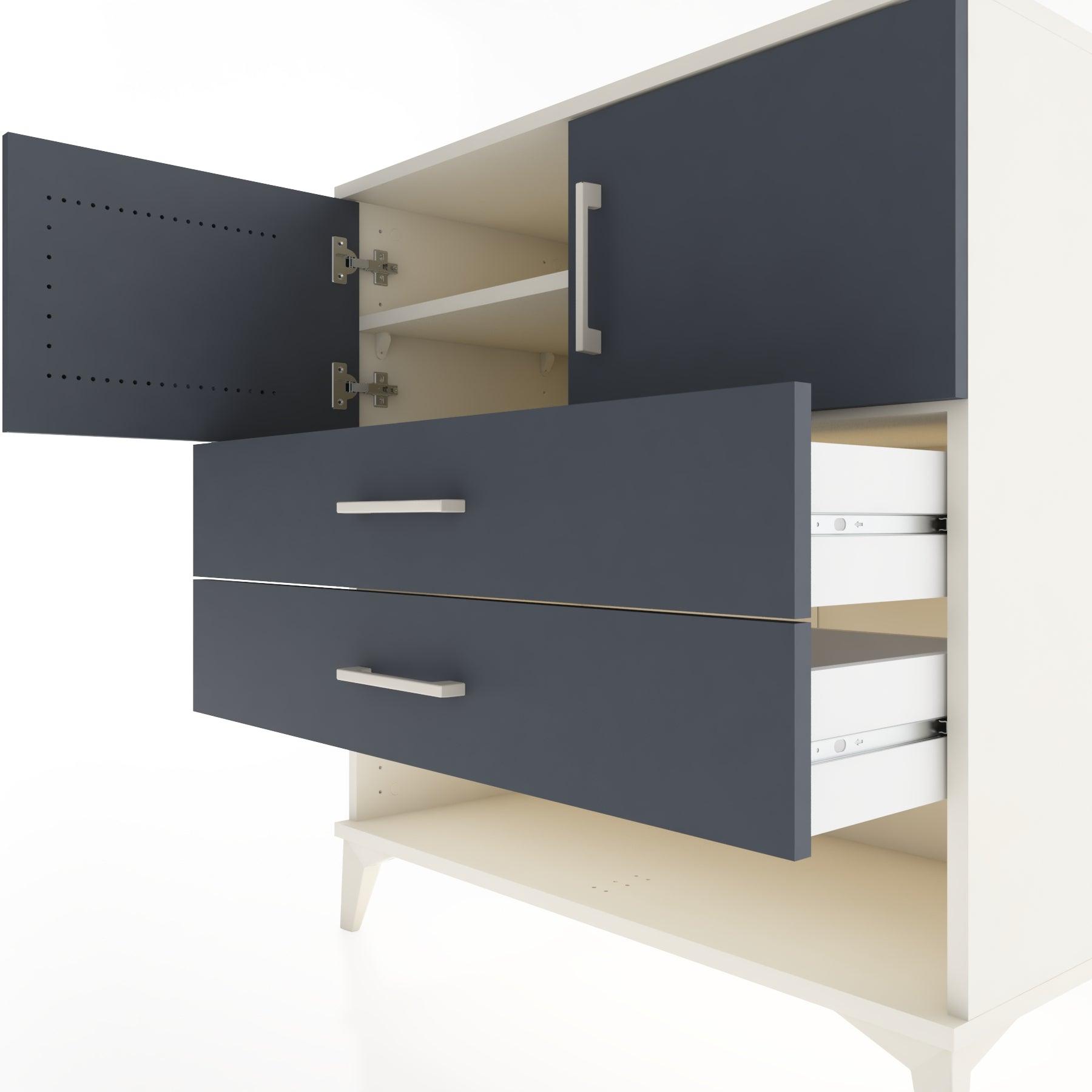 Woodntry Modular Dresser Moonstone 88x44x84 cm Functional F99-1