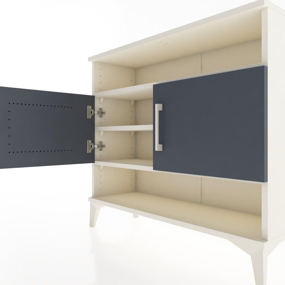 Woodntry Modüler Şifonyer Raf ve İki Kapaklı V2 88x30x68 cm Çam - Woodntry