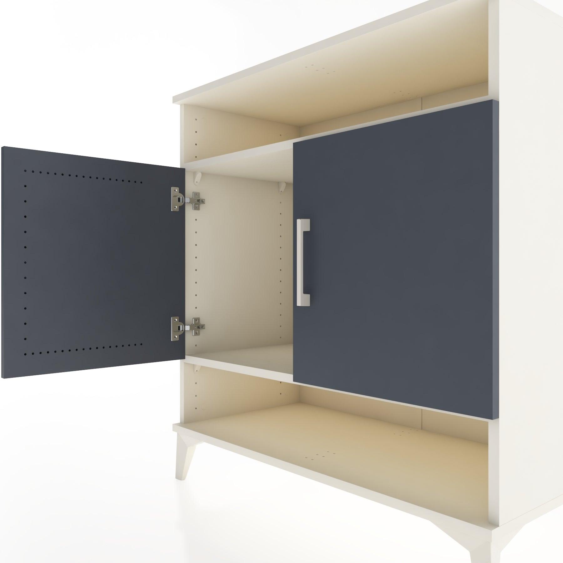 Woodntry Modular Dresser Moonstone 88x44x84 cm with Cover and Shelf KR69-1