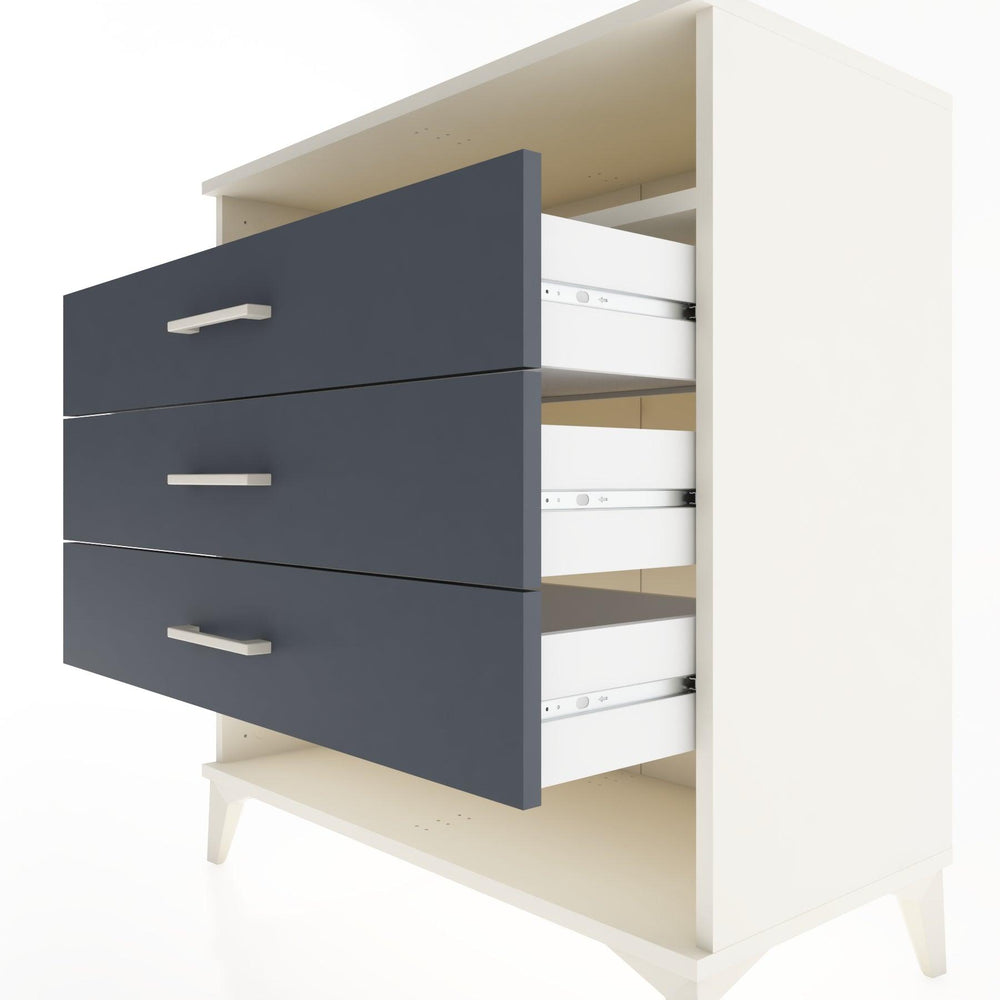 Woodntry Modular Dresser Moonstone 88x44x84 cm with Drawers and Shelves CR20-1