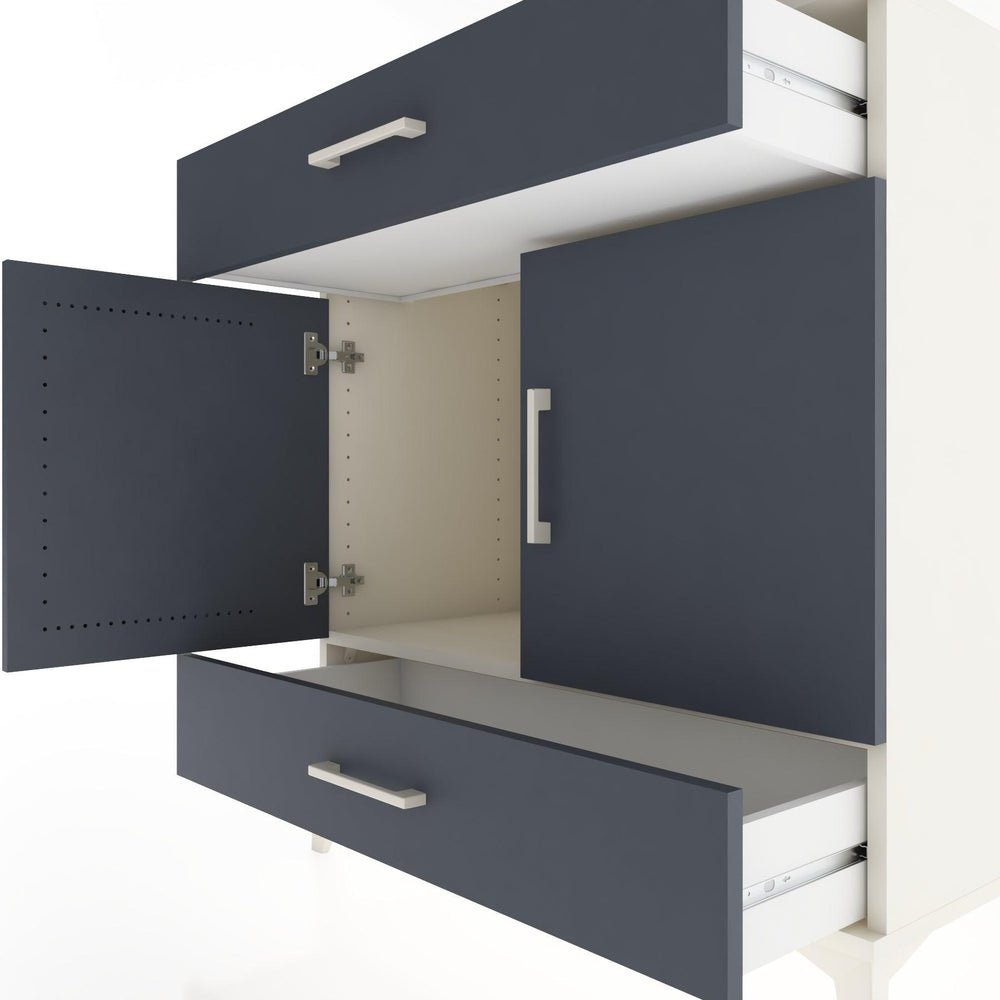 Woodntry Modular Dresser Moonstone 88x44x84 cm with Cover and Drawer KC60-1